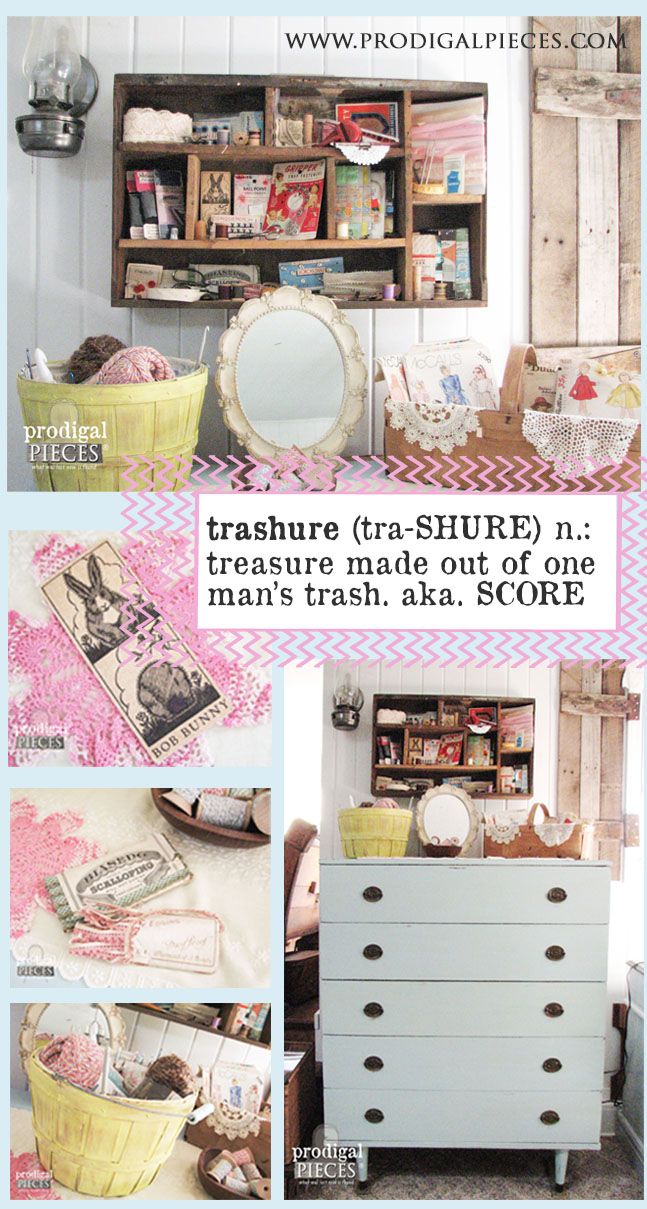 Trashure: Making Treasure Out of Trash by Prodigal Pieces www.prodiaglpieces.com #prodigalpieces