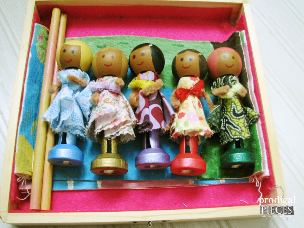 bookhoucraftprojects: Project #68 Wooden Clothes Pin Dolls