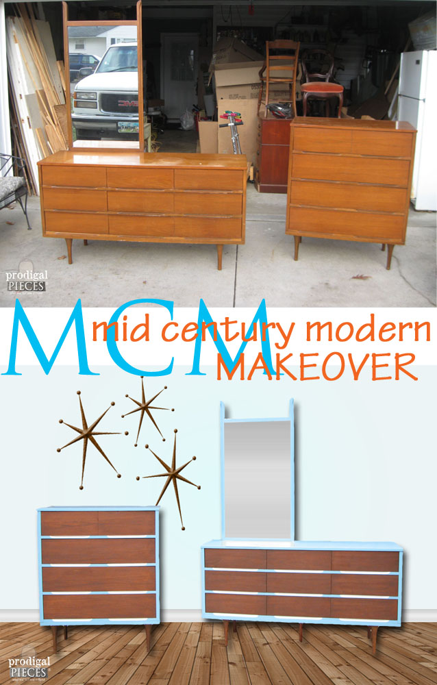 Craigslist Score Gets Funky Mid Century Modern Makeover by Prodigal Pieces www.prodigalpieces.com #prodigalpieces