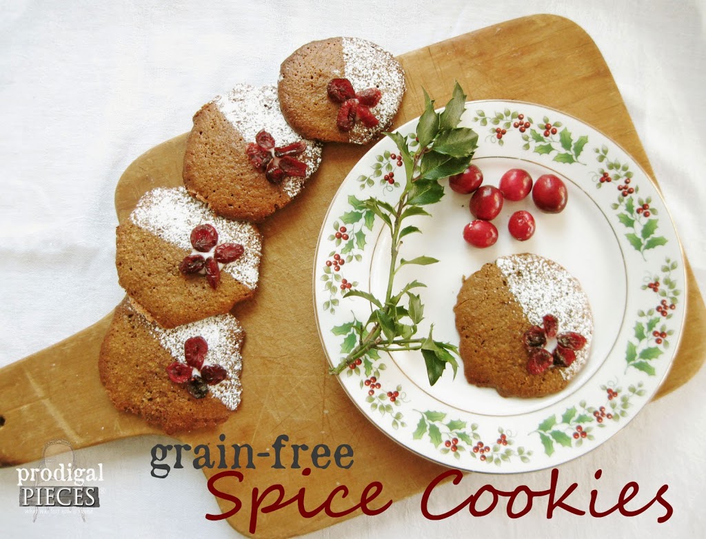 Deliciously grain-free spice cookies that are perfect for the Christmas and holiday season by Prodigal Pieces www.prodigalpieces.com #prodigalpieces