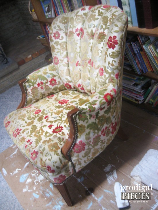 Vintage Channel Back Chair | Prodigal Pieces | prodigalpieces.com