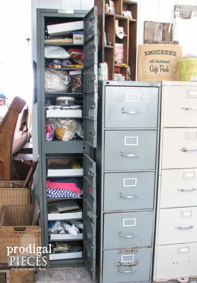 Industrial Locker for Sewing Fabric Storage | prodigalpieces.com