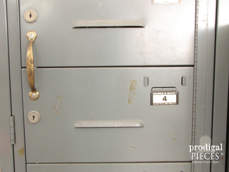 Vintage Locker for Sewing Fabric Storage | prodigalpieces.com