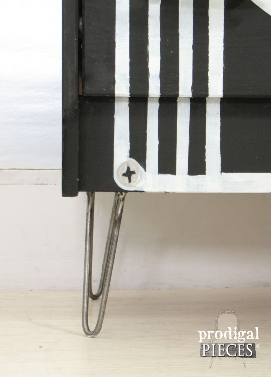 Hairpin Legs on Ikea Rast Hack Dresser | prodigalpieces.com