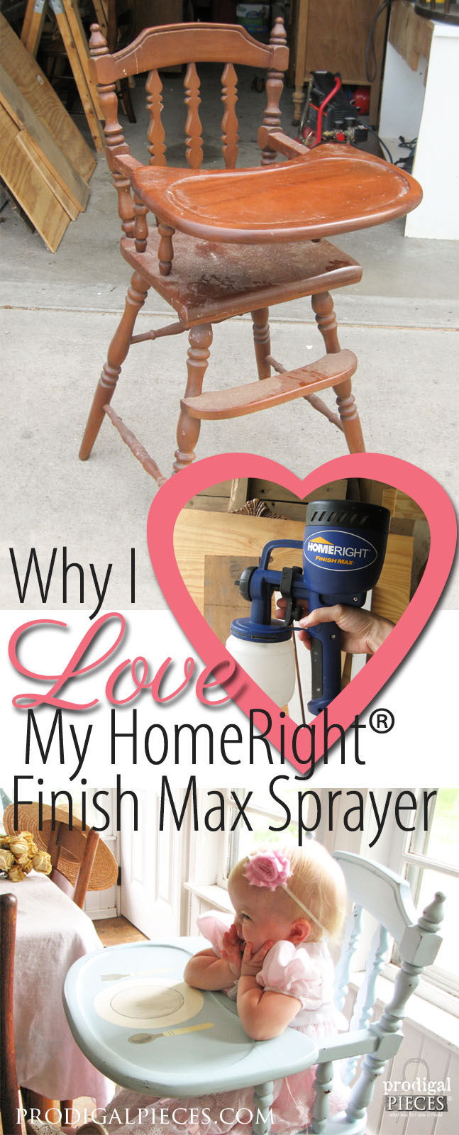Why I Love My HomeRight Finish Max Paint Sprayer and a GIVEAWAY for YOU! by Prodigal Pieces www.prodigalpieces.com #prodigalpieces