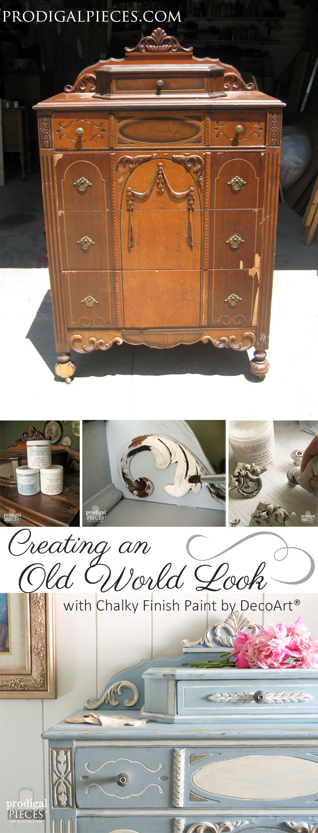 How to Create an Old World Look on Furniture | Prodigal Pieces | prodigalpieces.com