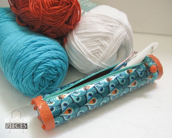 Crochet Duct Tape Pouch | prodigalpieces.com