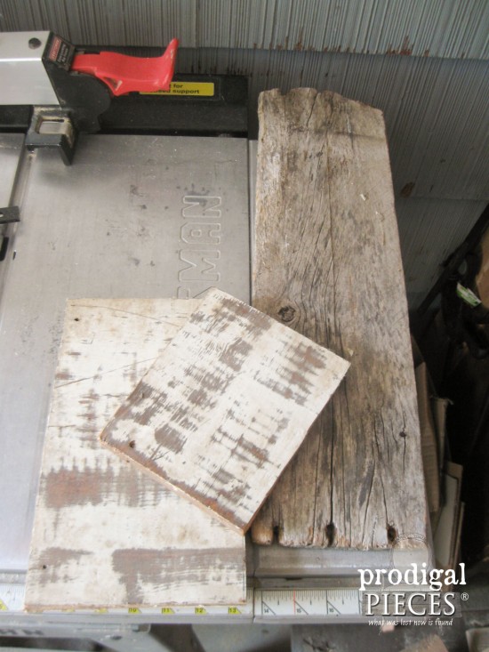 Reclaimed Barn Wood for Upcycling Farmhouse Tools | prodigalpieces.com