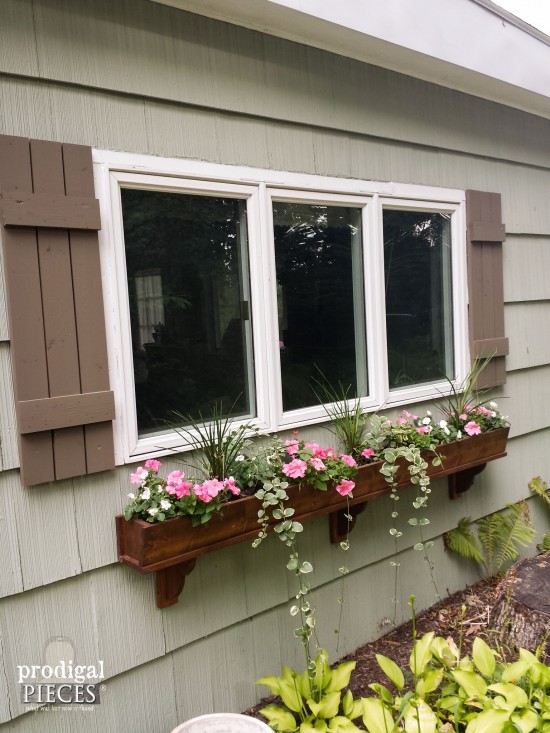 DIY Window Boxes for Curb Appeal by Larissa of Prodigal Pieces | prodigalpieces.com