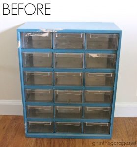 Storage Cubby to French Organizer by Girl in the Garage