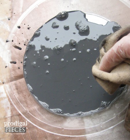 Gray Paint for Faux Copper Effect | prodigalpieces.com