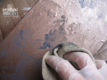 Applying Aged Copper Patina | prodigalpieces.com