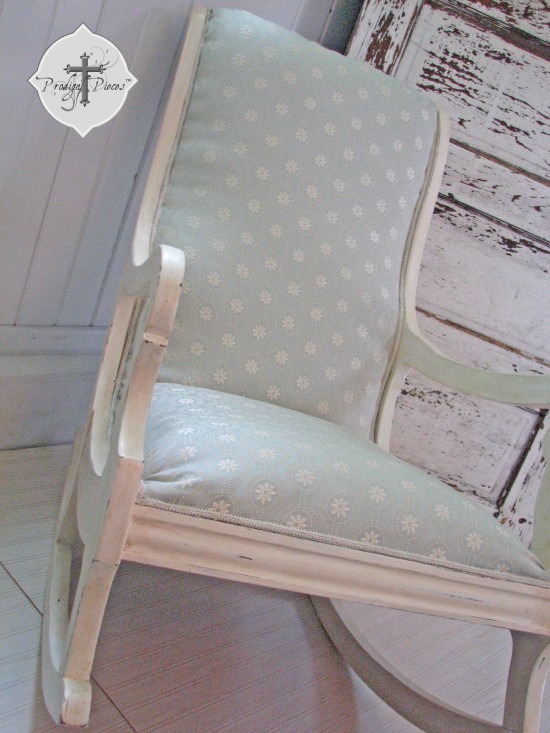 How to Reupholster & Paint a Rocking Chair by Prodigal Pieces www.prodigalpieces.com #prodigalpieces