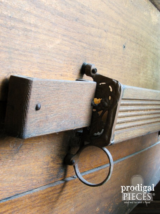 Antique Pew Revived with Linseed Oil | Prodigal Pieces | www.prodigalpieces.com