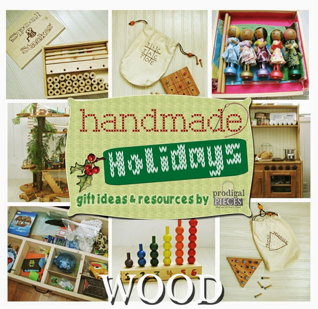 Handmade Holidays with Wood by Prodigal Pieces | prodigalpieces.com
