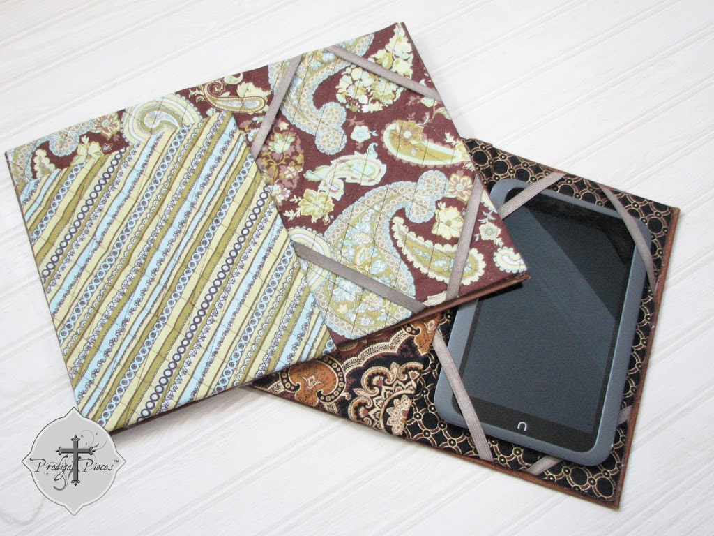 Handmade Nook Kindle Cover Case with Repurposed Vintage Book via Prodigal Pieces