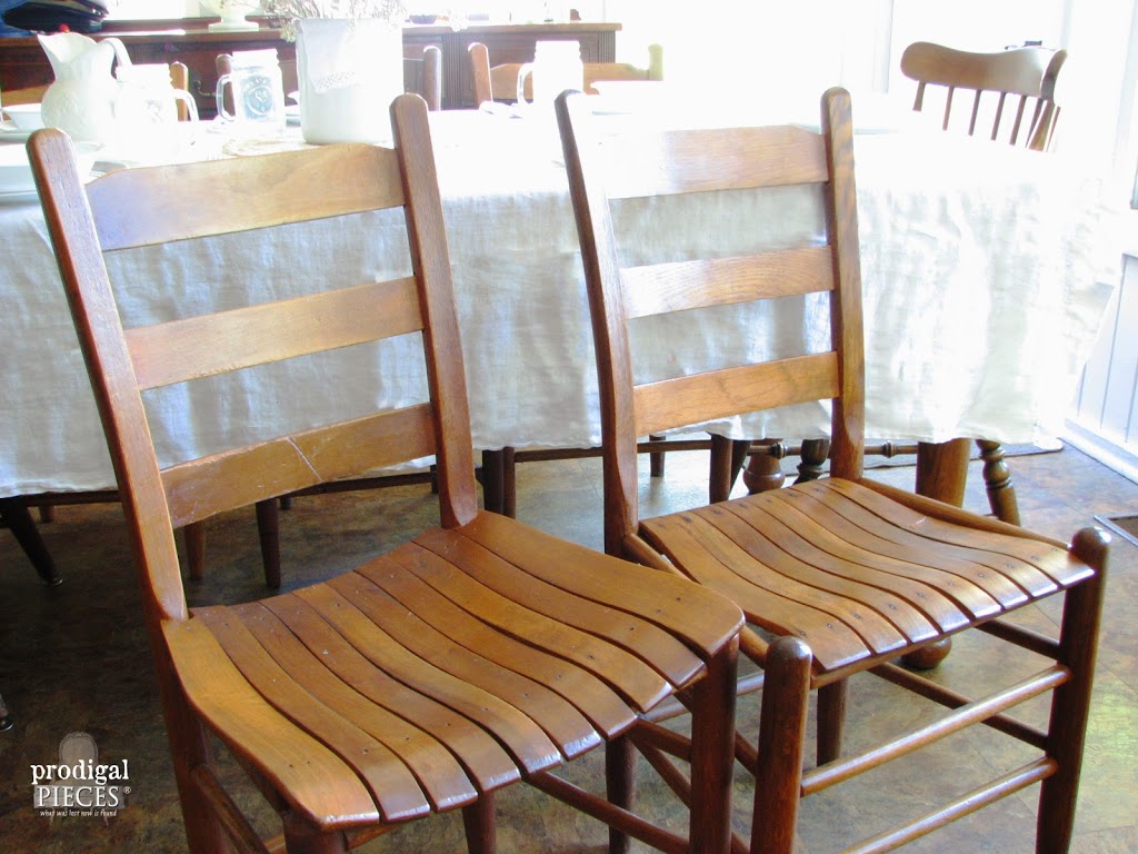 Farmhouse Style Musical Chairs by Prodigal Pieces http://www.prodigalpieces.com