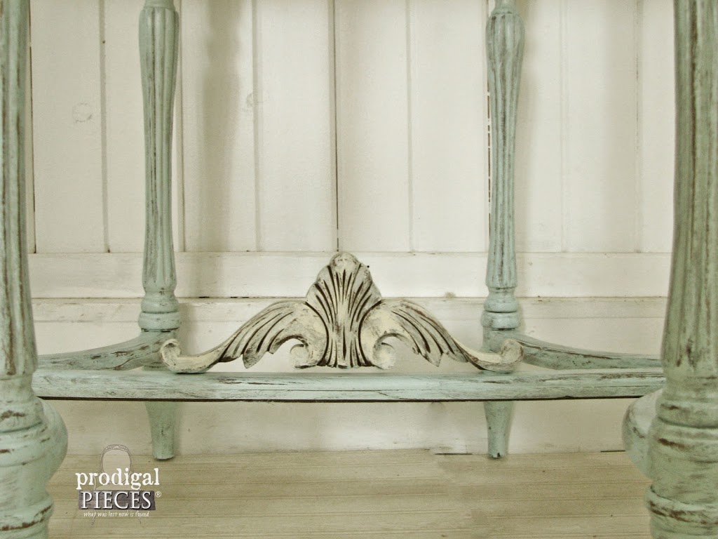 Ornate Legs on Side Table by Prodigal Pieces | prodigalpieces.com