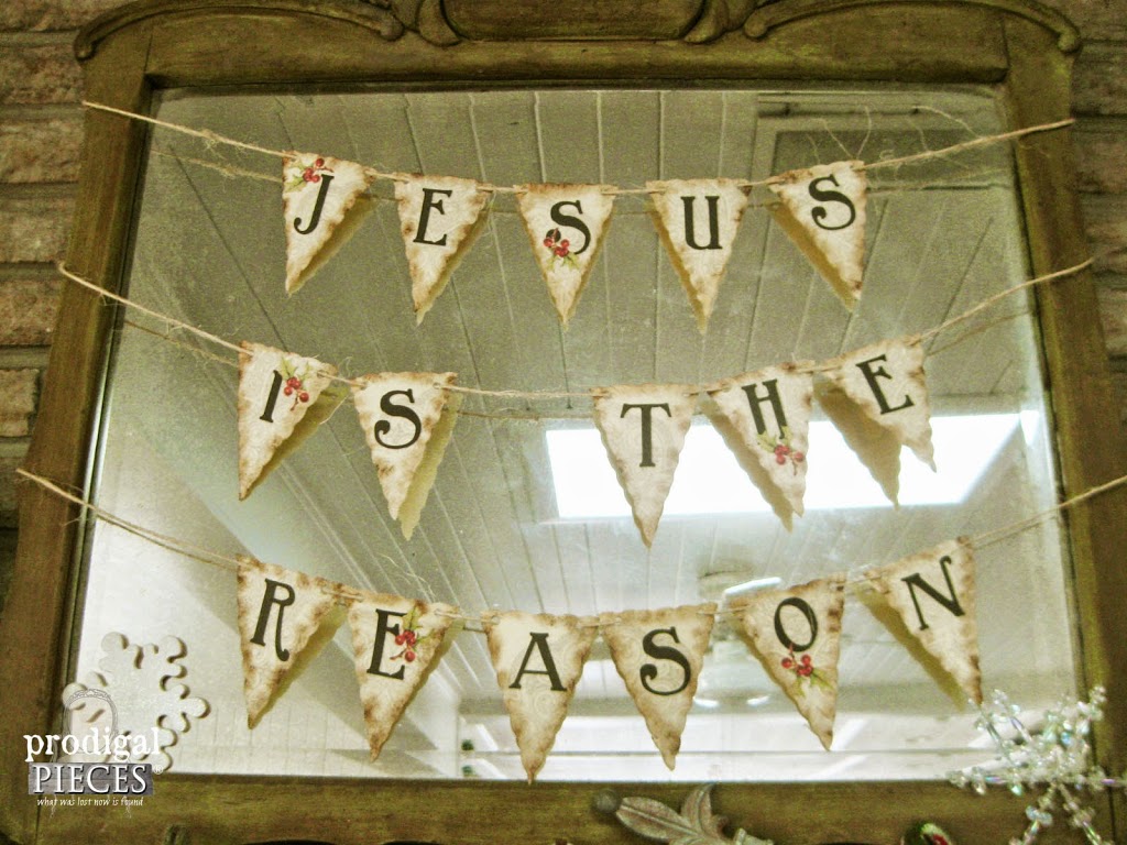 Jesus is the Reason Banner ~ Free Printable | prodigalpieces.com