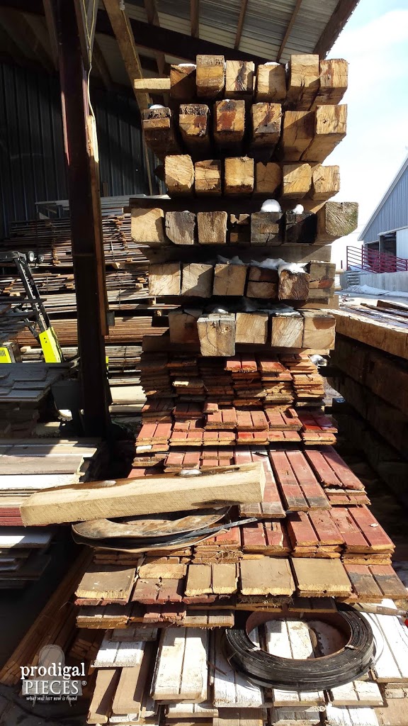 Reclaimed Wood Salvaged by Prodigal Pieces | prodigalpieces.com #prodigalpieces