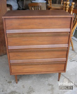 Mid Century Modern Chest Before by Prodigal Pieces | prodigalpieces.com #prodigalpieces