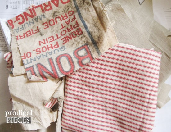 Scrap Fabric For Upcycle | prodigalpieces.com