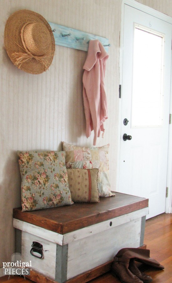 Cottage Style Coat / Towel Rack by Prodigal Pieces | prodigalpieces.com #prodigalpieces