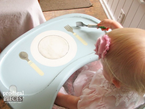 Hand-painted Baby High Chair | Prodigal Pieces | www.prodigalpieces.com