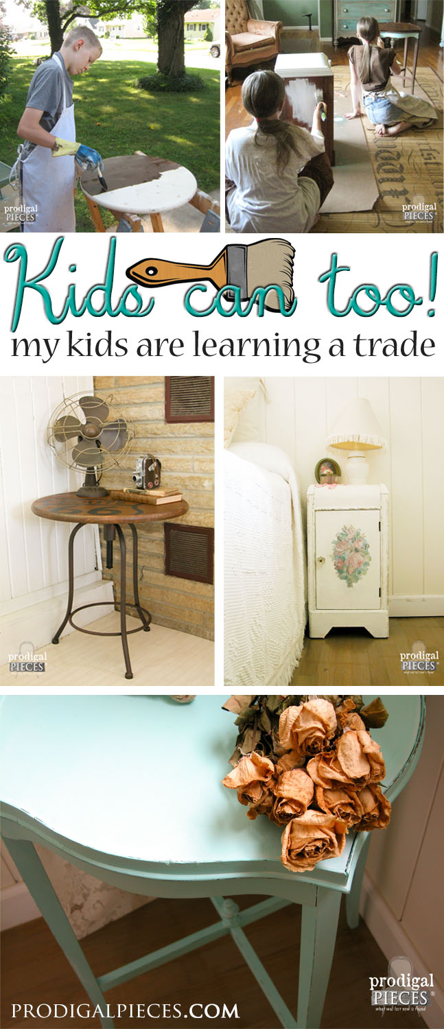 Teaching my kids a trade - a long-lasting lesson in life skills by Prodigal Pieces www.prodigalpieces.com #prodigalpieces