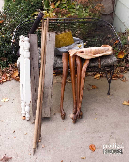 Curbside Treasures Found with Antique Settee | Prodigal Pieces | www.prodigalpieces.com 