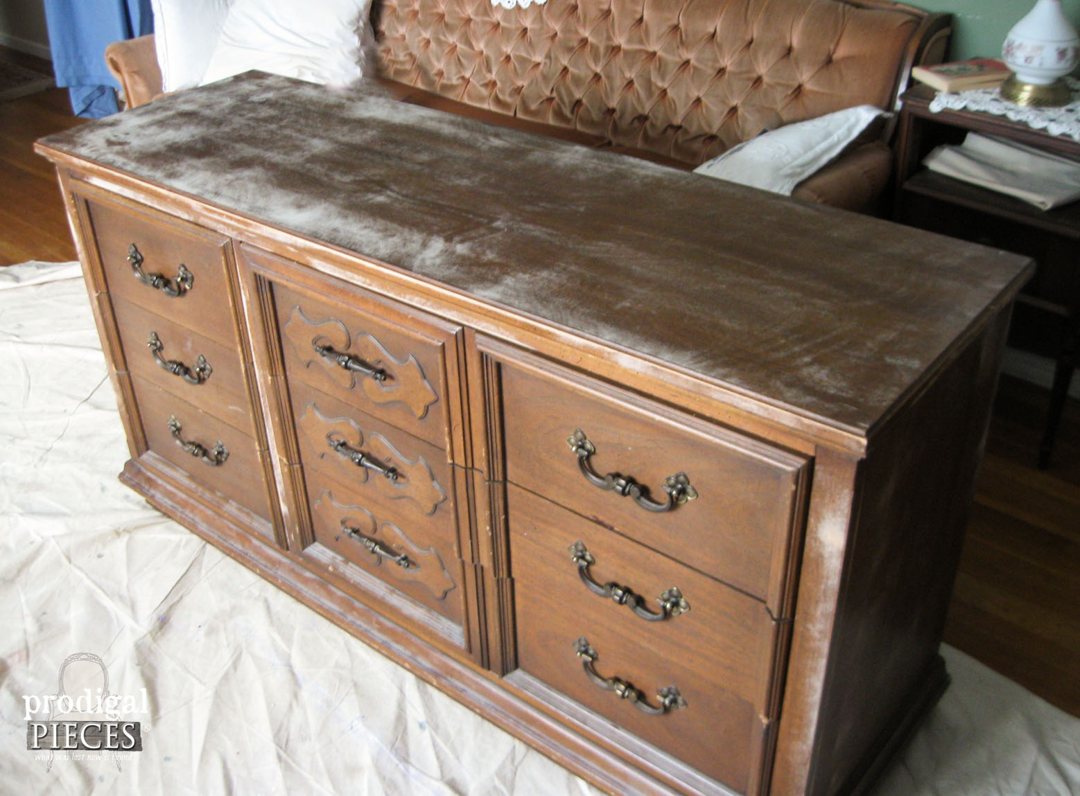Worn Out Mid Century Dresser Needs Update | Prodigal Pieces | www.prodigalpieces.com